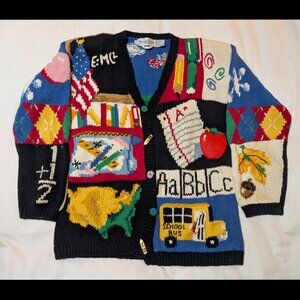 Vintage 1994 Collectable Eagles Eye Teacher Sweater